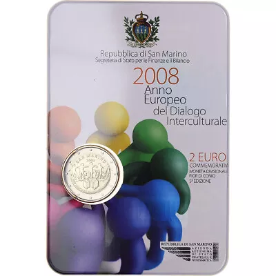 [#1161370] San Marino 2 Euro European Year Of Intercultural Dialogue 2008 R • $136.50
