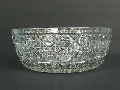 GORGEOUS & PRISTINE Mikasa YUGOSLAVIA  CUT CRYSTAL 8.5  SERVING / SALAD BOWL • $48