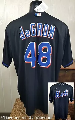 MLB New York Mets Jacob DeGrom #48 Nike Alternate Player Jersey Men's Sz XXL NWT • $59.99