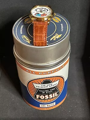 Goofy Dreaming Collectable Seiko Disney Store Watch Rare Fossil TIN • $79.75