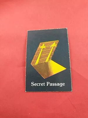 Mystery Mansion Board Game 1984 REPLACEMENT SECRET PASSAGE CLUE CARD *73X • $7