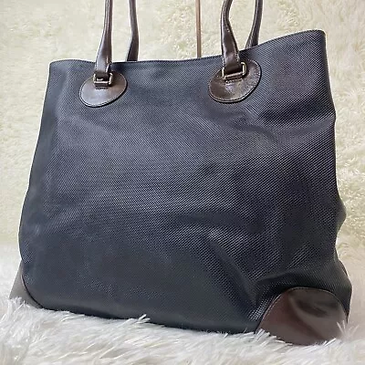 Bottega Veneta Marco Polo Tote Bag Shoulder Vintage PVC Leather Good Condition • $150