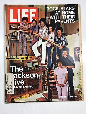 Life Magazine-September 24 1971-Jackson Five Michael Jackson; Eric Clapton • $11.96