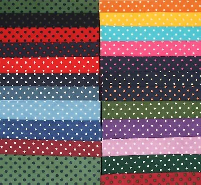 New Large Cotton Square Handkerchiefs Hankies - Spot Spotty - Neckerchief Gift • £4.95