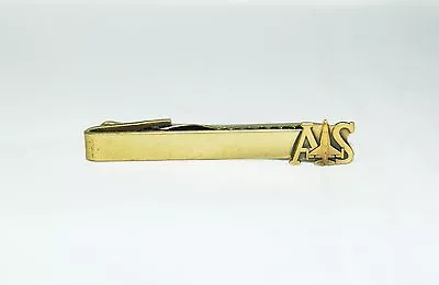 Vintage TIE TACK CLASP BAR Letters A & S Military Plane  • $3.95