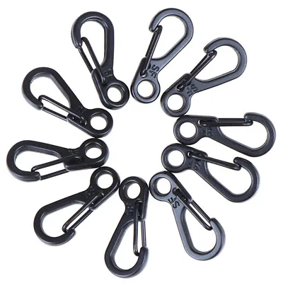 10PCS Mini Carabiner Clip Snap Spring Clasp Hook Keyring Camping ToolATAUX'WR • $1.99