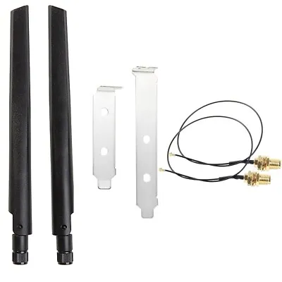 2pcs U.FL IPEX IPX I-PEX MHF4 To RP-SMA Cable Wifi Antennas For M.2 Wifi Card • $5.99