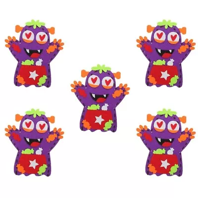  5 Count Animal Hand Puppet Halloween Gifts Makeup Costume Props • £13.49