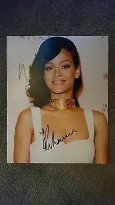 £2.50 • Buy Rihanna Pre Printed Signed Photograph 10x8