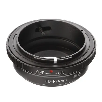 Metal Lens Adapter For Canon FD Mount Lens For Nikon V1 V2 V3 J3 J4 J5 S2 • $13.19