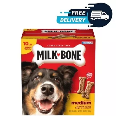 Milk-Bone Original Dog Biscuits Medium Crunchy Dog Treats 10 Lbs • $20.63