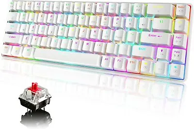 Mini Keyboard 60% Wired Mechanical Keyboard 68 Keys Keyboard Gaming Keyboard • $56.69