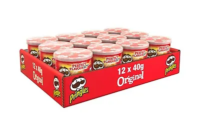 £10.99 • Buy Pringles Pop & Go Travel Box  12 X 40g Original Flavour 