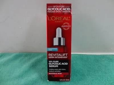 L'Oreal Revitalift Derm Intensives 10% Pure Glycolic Acid Serum 1.0 Fl Oz • $14.49