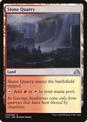Stone Quarry [Shadows Over Innistrad] Magic MTG • $1.15
