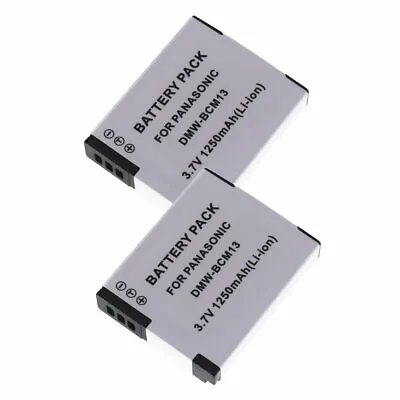 2X DMW-BCM13 Battery For Panasonic Lumix DMC-ZS27 ZS30 ZS35 ZS40 ZS45 ZS50 TZ70 • $10.22