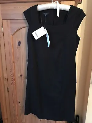 BNWT Laura Ashley Essentials Black Dress UK12 Classic Wardrobe Staple. RRP£80 • £19.99