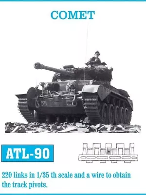 £27.99 • Buy 1/35 Friulmodel ATL-90 Comet Tank  Tracks  Tamiya AFV Dragon 