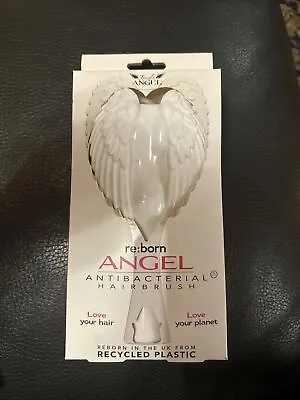 Tangle Angel Re:Born Angel Detangling Hairbrush - White With Hot Pink Brush New! • £12