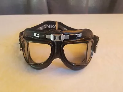 Swans DRX Aviator Pilot Steampunk Vintage Motorcycle Goggles • $18.95