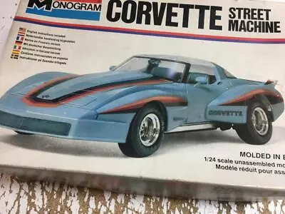 Corvette Street Machine Monogram 1/24 Model Kit All Complete Perfect • £12.50