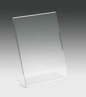 A4 A5 A6 A7 A8 A9 Acrylic Menu Holder Perspex Poster Display Stand Sign Holder • £14