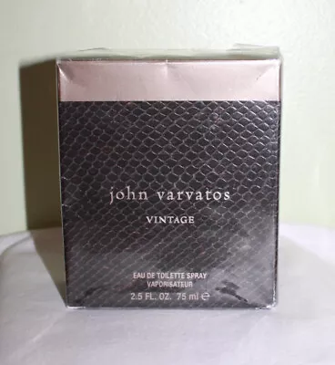 John Varvatos Vintage Cologne Edt  Men Spray  2.5  Oz  New Sealed Box • $34.47