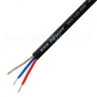 Van Damme 268-100-000 Pro Grade Classic XKE FLEXIBLE 1 Pair Cable   BY THE METRE • £0.99