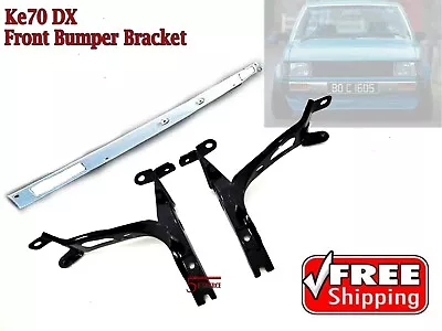 New Front Bumper Bracket Fit Corolla KE70 Sedan DX Bumper Chrome Pair 1979-1983 • $186.99