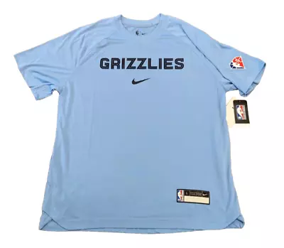 Nike Memphis Grizzlies NBA 75 Team Issue Shooting Shirt Mens L DA9538-422 • $79.99