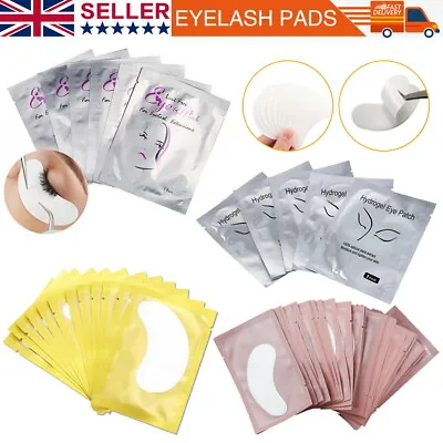 £3.29 • Buy Salon Eyelash Lash Extensions Under Eye Gel Pads Lint Free Patches Make Up UK