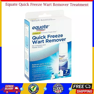 $12.47 • Buy 💜❤️💜 Equate Quick Freeze Wart Remover Treatment 7 Applications