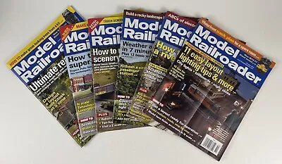 Model Railroader Magazine 2012 To 2015 Railroad Scenes Set Of 6 Magazines • $32.95