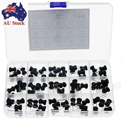 75pcs 2.2uh -10MH Inductor Kit  Lighting Equipment Power Switches • $22.18