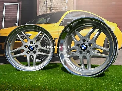 19 Inch 5x120 Styling 37 Parallel M5 Style Deep Dish Wheels For BMW E60 E39 E34 • $1500.63