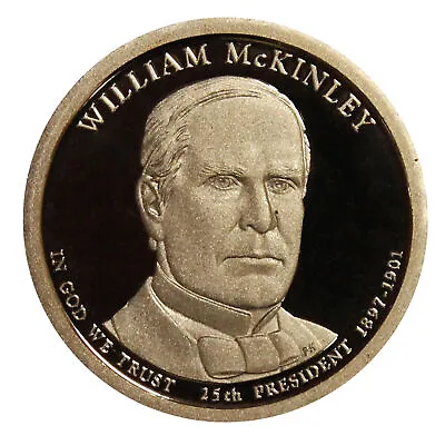 $3 • Buy 2013 -S William Mckinley Presidential Proof Dollar Gem Deep Cameo US Coin