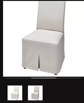 BNWT  IKEA  Bergmund Chair Cover Long IKEA  Beige/dark Grey • £16.50