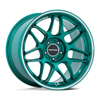 MOTEGI MR158 Tsubaki 18X9.5 5X114.3 ET40 Hokkaido Green/Machined Lip (Qty Of 1) • $279