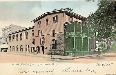 Mansion House In Hackensack NJ 1905 • $3