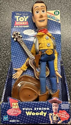 Disney Pixar Collectible Toy Story And Beyond Pull String Woody 2002 Hasbro • £49.95