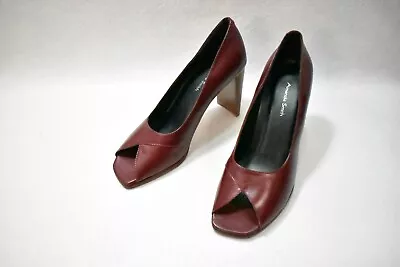 $24.99 • Buy Amanda Smith Shoes Heels Red Size 7 Women's New Leather 