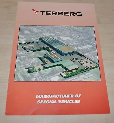 Terberg Special Vehicles Dump Heavy Volvo Truck Brochure Prospekt • $11.99