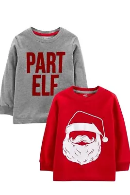 Simple Joys By Carter's Toddler's Christmas T-Shirts 2 Pack- 24M-36M  • £10.99