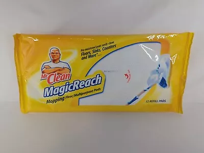 Mr. Clean Magic Reach Mopping Floor Multipurpose 12 Refill Pads Discontinued NEW • $25.49