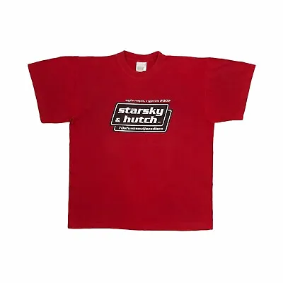 £19.99 • Buy Vintage 2002 Aiya Napa Cyprus Red T-Shirt Mens Large Graphic Print Starsky Hutch