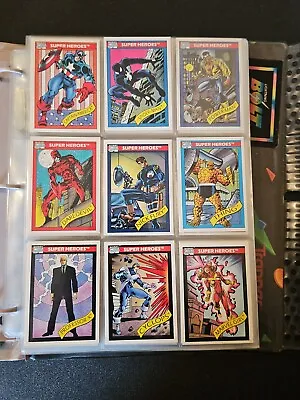 1990 Marvel Universe Series 1 Trading Card Lot Near Complete Set & More • $77