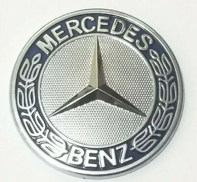 57mm Flat Mount Hood Emblem Logo Badge Ornament For Mercedes Benz • $10.99