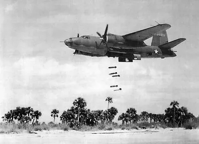 B26 Martin Marauder Bomb Run #12  WW2 WWII Re-Print 5x7 • $6.99