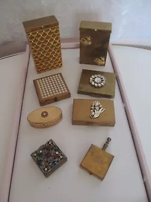 Vtg Powder Compact-Metal Cig Cases & More Repair Crafts Lot • $14.99