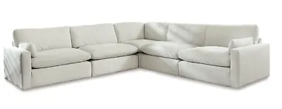 5 Piece Casual Modular Sectional Sofa.  Similar To Restoration Hardware Cloud • $2500